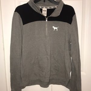 PINK quarter zip sweatshirt